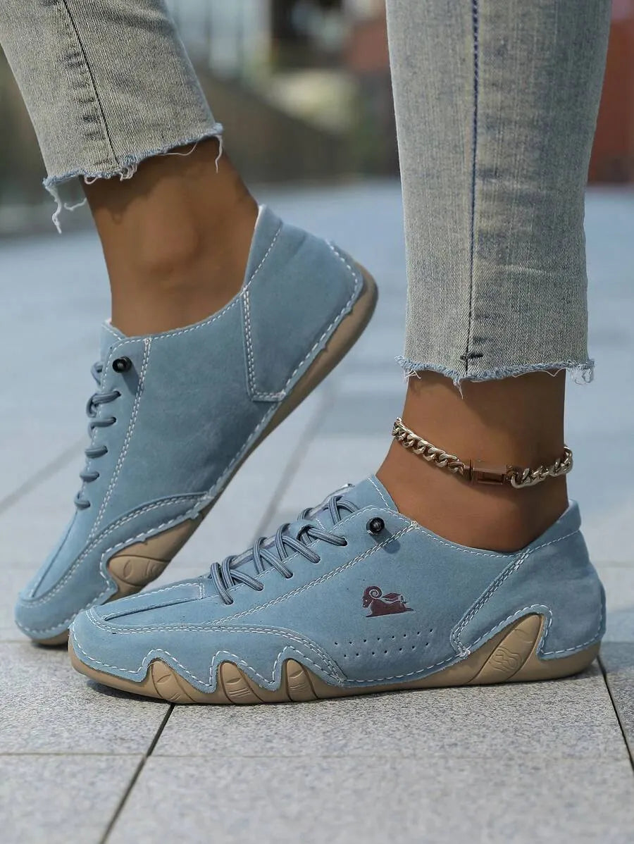 Handmade Women’s Casual Sneakers - Fall-Winter Octopus Design Fitness & Cross-Training Shoes with Anti-Slip Outsole