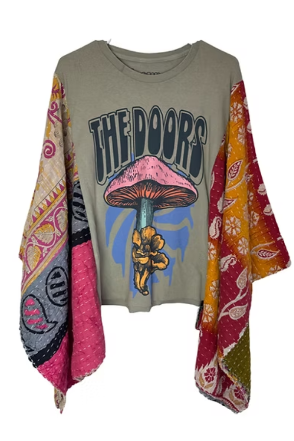 The Doors Pattern Mix & Match Tee(No Patch)