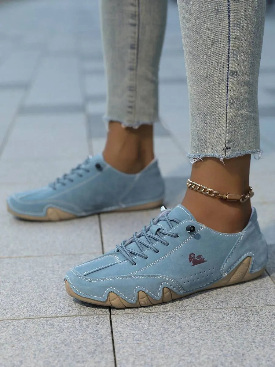 Handmade Women’s Casual Sneakers - Fall-Winter Octopus Design Fitness & Cross-Training Shoes with Anti-Slip Outsole
