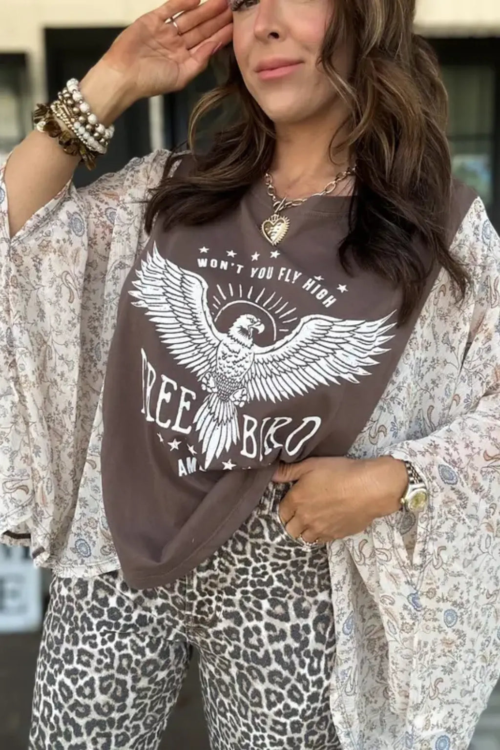 Vintage Free Bird Mix & Match Tee