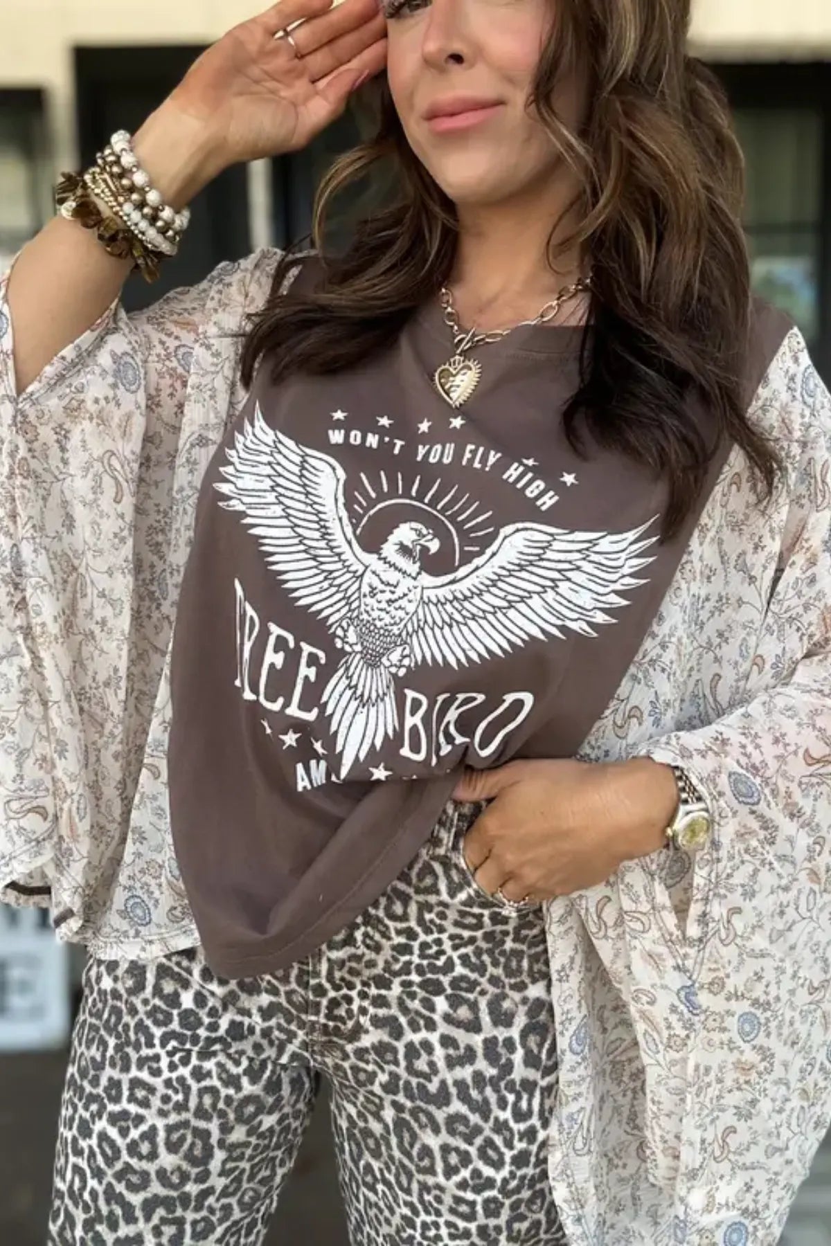 Vintage Free Bird Mix & Match Tee