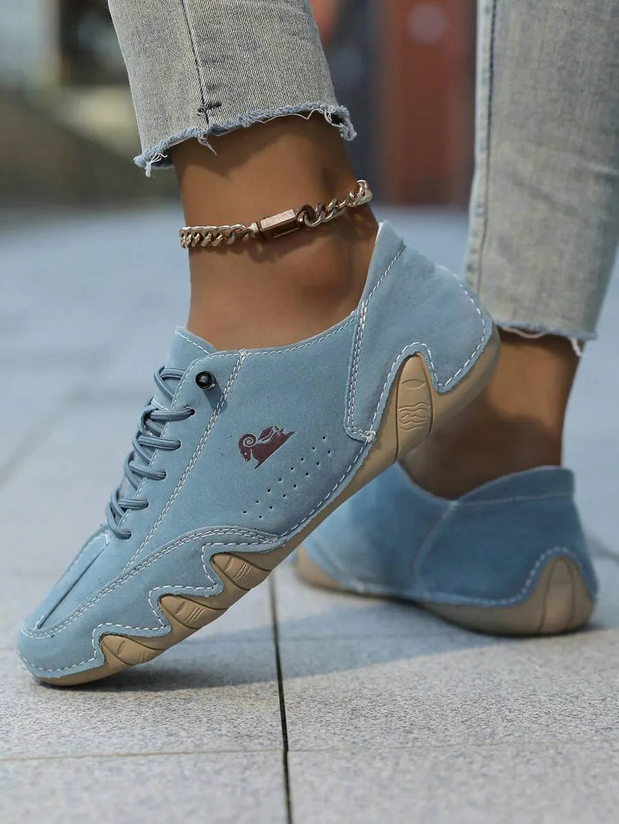 Handmade Women’s Casual Sneakers - Fall-Winter Octopus Design Fitness & Cross-Training Shoes with Anti-Slip Outsole