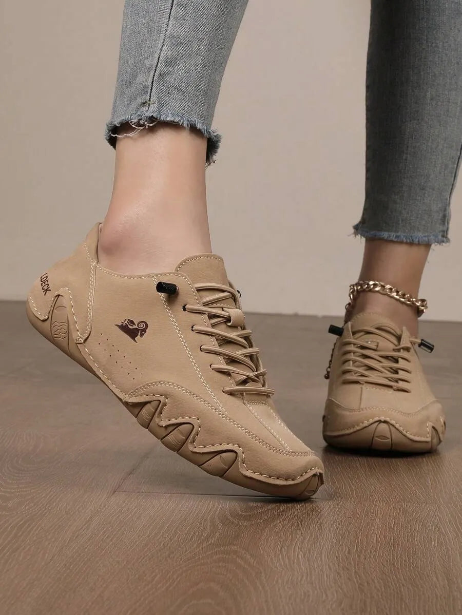 Handmade Women’s Casual Sneakers - Fall-Winter Octopus Design Fitness & Cross-Training Shoes with Anti-Slip Outsole