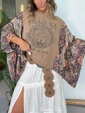 Def Leppard Mix & Match Tee Taupe(No Patch)