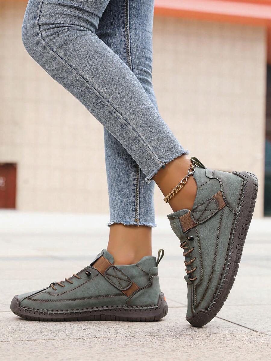 Handmade Women’s Casual Sneakers - Fall-Winter Octopus Design Fitness & Cross-Training Shoes with Anti-Slip Outsole