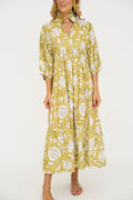 Palmetto Print Dress