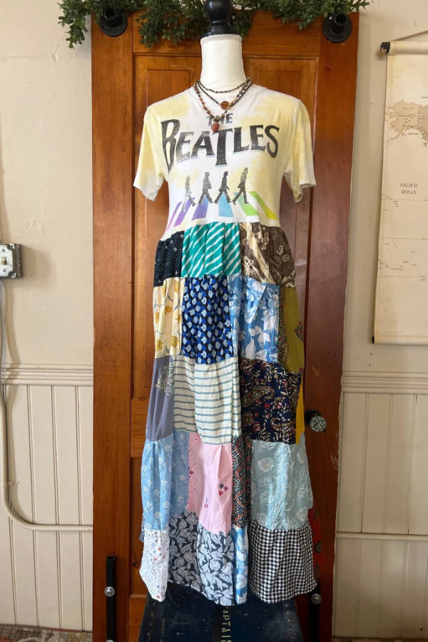 The Beatles Upcycled Tee