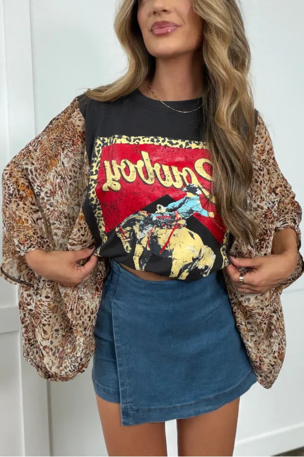 Western Denim Mix & Match Tee