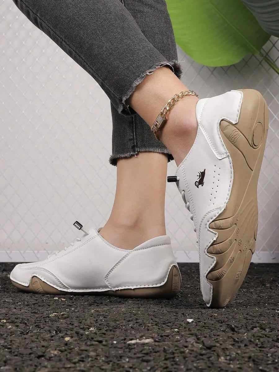 Handmade Women’s Casual Sneakers - Fall-Winter Octopus Design Fitness & Cross-Training Shoes with Anti-Slip Outsole