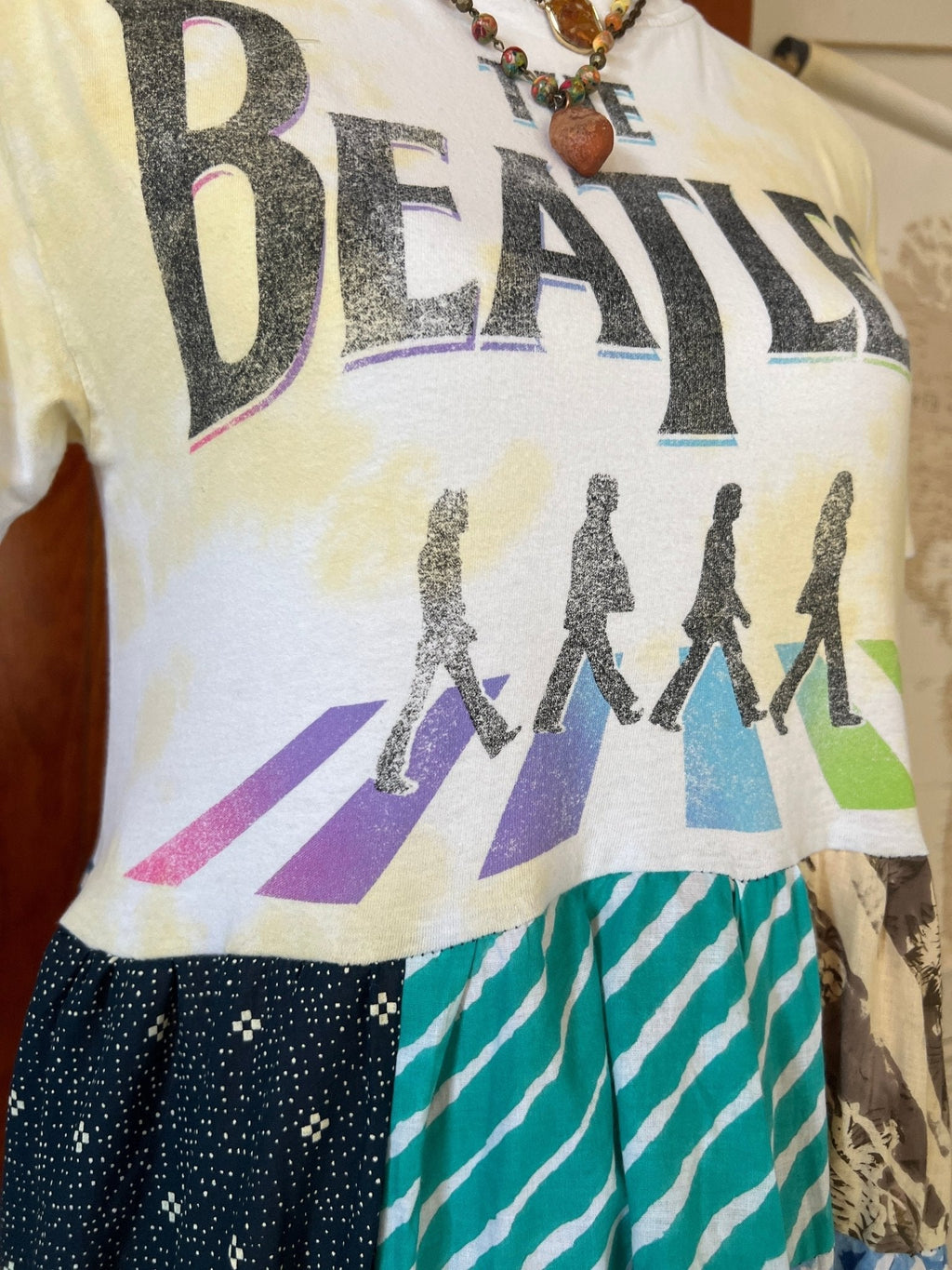 The Beatles Upcycled Tee