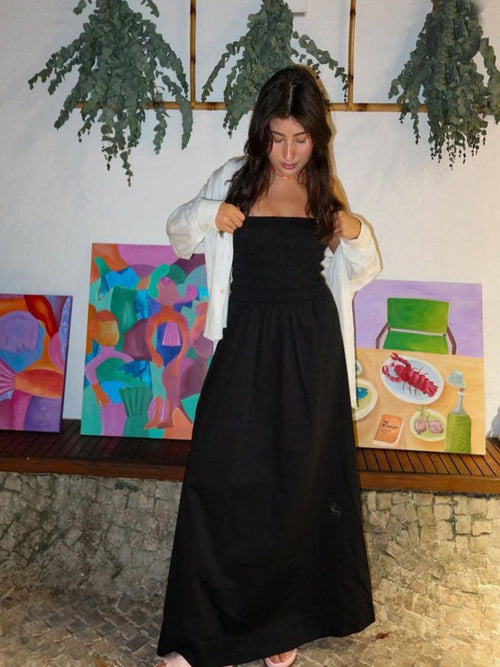 Isabella's Island Tube Top Sleeveless Maxi Dress