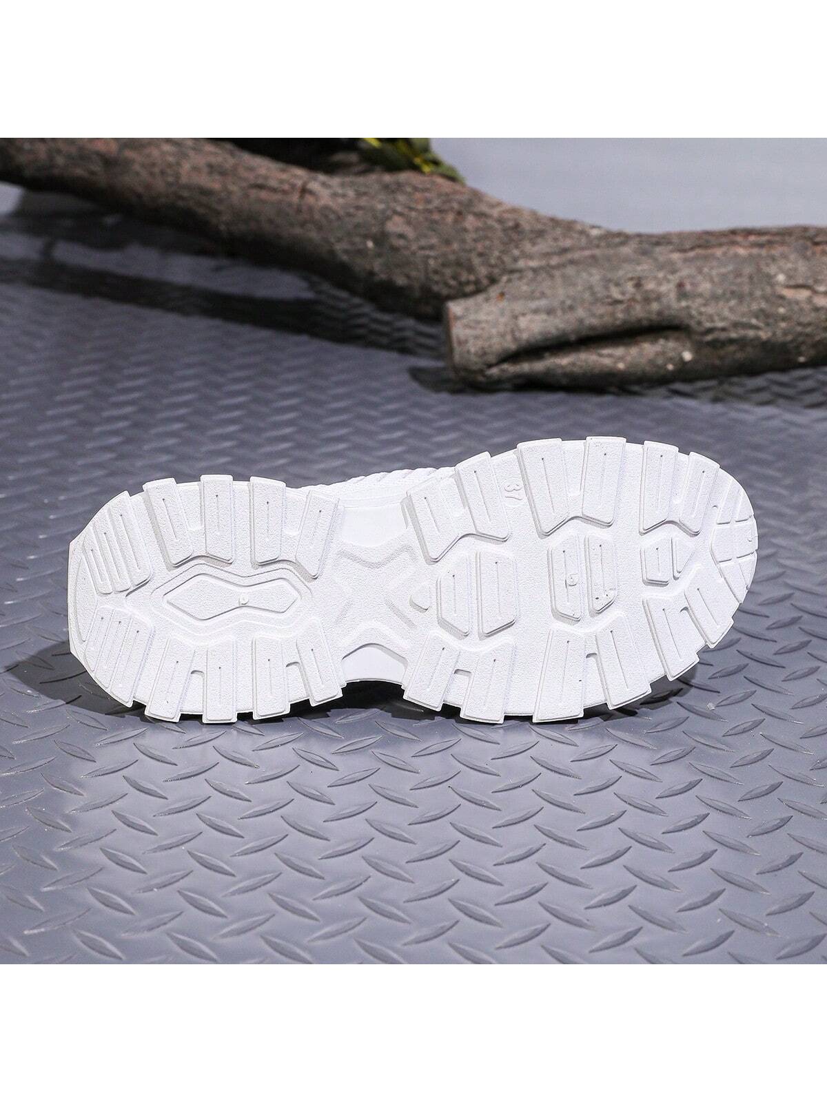 Stylish Women’s Mesh Breathable Casual Sneakers with Thick Sole - Plus Size for Spring & Summer