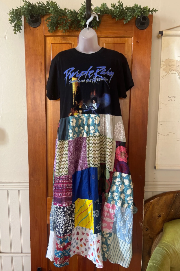 Purple Rain Upcycled Tee