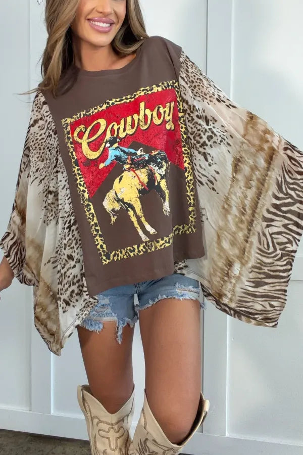 Western Denim Mix & Match Tee
