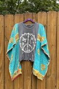 PEACE turquoise Mix & Match Tee